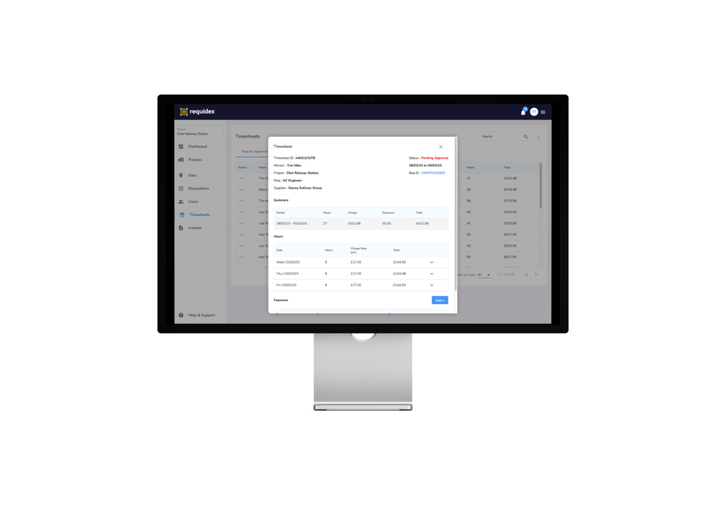 requiDex automated timesheets