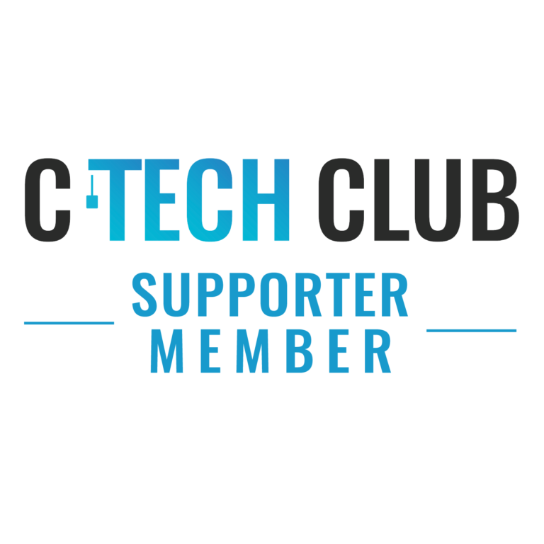 c-tech club supporter member badge